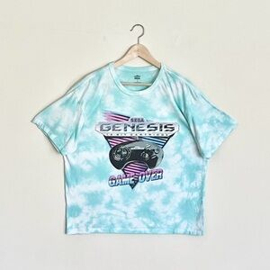 Sega Genesis 16-Bit “Game Over” Controller System Retro Tie Dye T Shirt Adult L